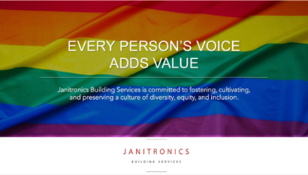 Janitronics Building Services Celebrates Pride Month