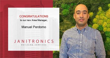 Janitronics is Pleased to Announce the Promotion of Manuel Perdomo